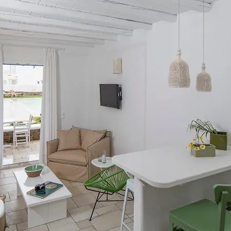 Deluxe Mykonos Outdoor Pool Del Sol Sea & Pool View Willa Ornos (Mykonos)